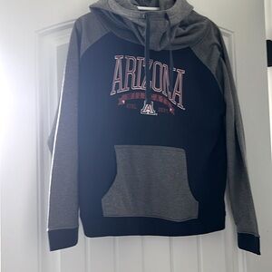 Arizona Wildcats Sweatshirt hoody with cowl neck Size L